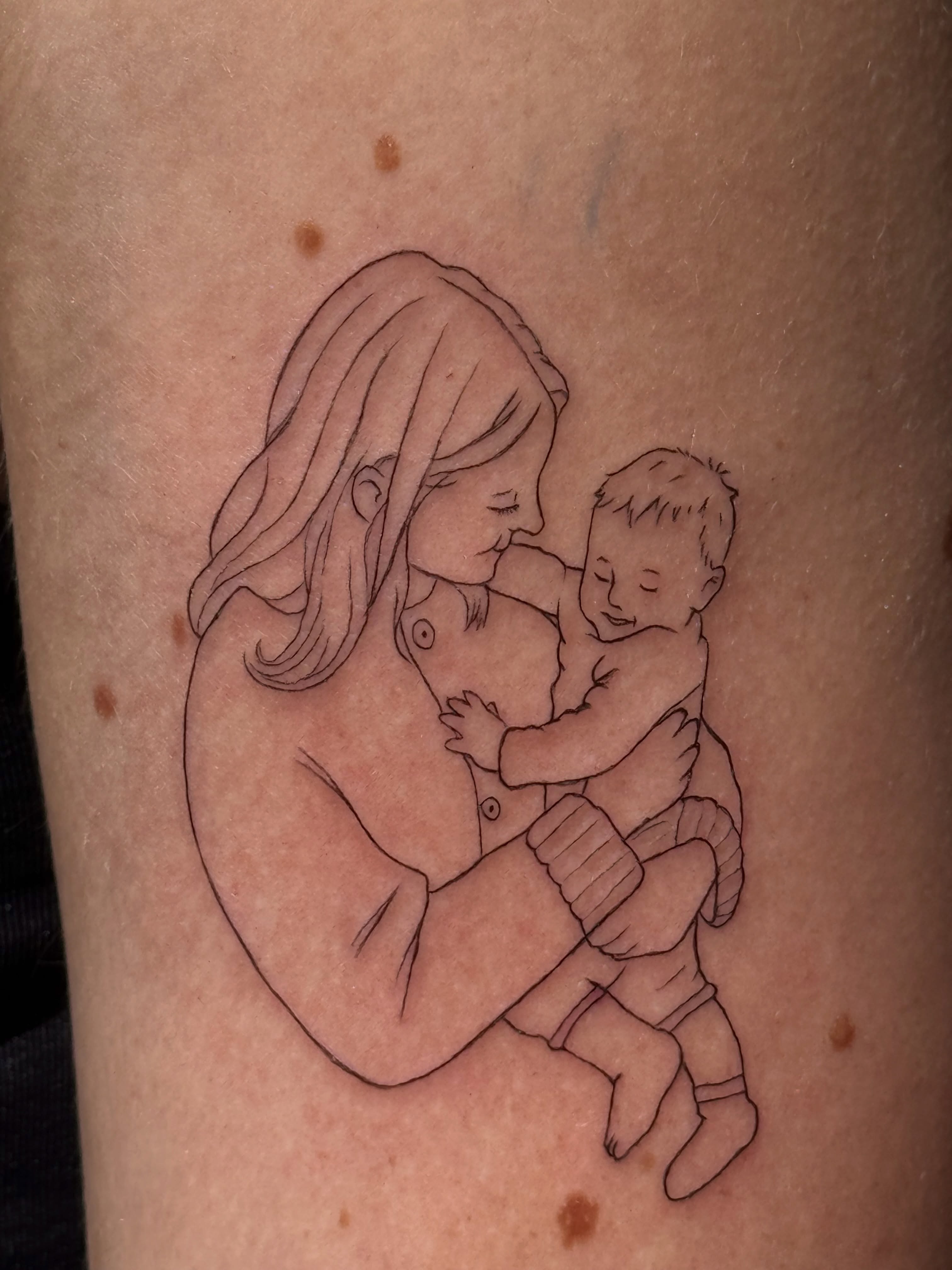 Illustrative tattoo drawing